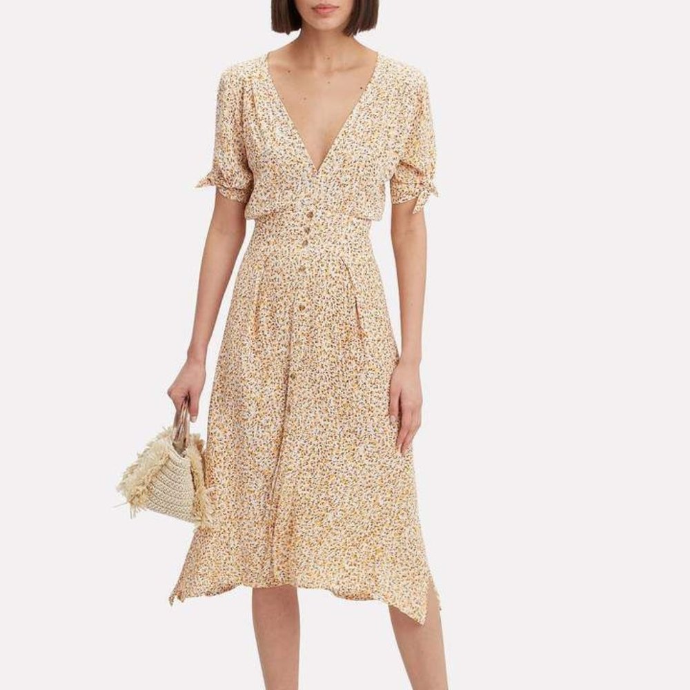 Faithfull The Brand Billie Midi Floral Dress XS